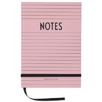 Design Letters Notebook, pink