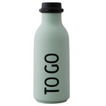 Design Letters TO GO drinking bottle, soft green