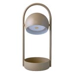 Frandsen Ball portable table lamp, sand grey, product image