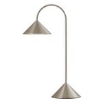 Frandsen Grasp - lampe de table portable, 47 cm, acier inoxydable brossé, image produit