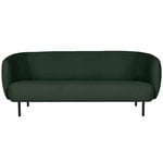 Warm Nordic Cape sofa, 3-seater, forest green