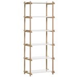 HAY Scaffale a colonna Woody alto, bianco