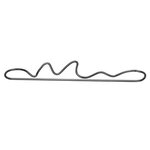 ferm LIVING Curvature towel hanger, black brass, product image