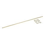 Fólk Reykjavík Urban Nomad pole M, hooks 2 pcs, gold