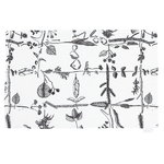 Saana ja Olli Myrskyn jälkeen tea towel, white
