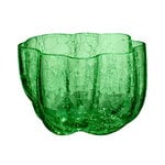 Kosta Boda Crackle votive, 58 mm, dark green, product image