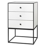 Audo Copenhagen Frame 49 sideboard with 3 drawers, white