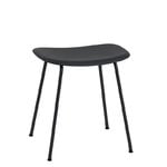 Muuto Fiber stool, tube base, black