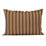 Ferm Living True cushion, sugar kelp - black