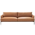 Adea Baron sofa, aniline leather, product image