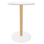 Viccarbe Common low table, 45 cm, matt beech - white