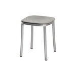 Emeco 1 Inch stool, aluminium - light grey