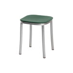 Emeco 1 Inch stool, aluminium - green