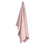 The Organic Company Big Waffle towel and blanket, pale rose