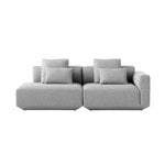 &Tradition Modulares Sofa Develius H mit Kissen, Fiord 151