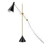 Innolux Tapio lampada da terra, nero - ottone, immagine prodotto