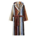 Missoni Home Giacomo kylpytakki hupulla, 160 musta monivärinen, tuotekuva