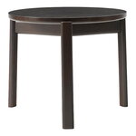 Audo Copenhagen Passage lounge table, 50 cm, dark oak