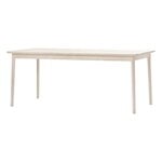 Stolab Prima Vista table, 50 cm extension leaf, matt lacquered birch