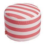 Fatboy Point Outdoor pouf,  striped, red - white