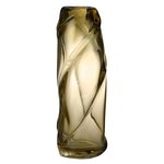Ferm Living Water Swirl vase, tall, light yellow