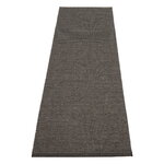 Pappelina Emm rug, 70 x 240 cm, black - linen metallic, product image