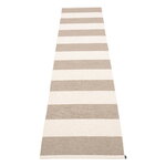 Pappelina Bob rug, 70 x 300 cm, mud - vanilla, product image