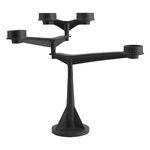 Tom Dixon Spin Mini candelabra, black, product image