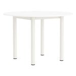 HAY Annex table round, 110 cm, cream white - white laminate, product image