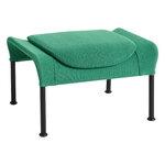 HAY Pouf O2, noir - vert clair Lift, image produit