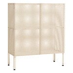 HAY Perforated floor cabinet, medium, eggshell, view 1