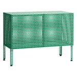 HAY Perforated floor cabinet, small, soft jade, product image