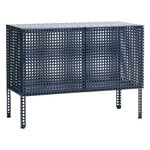 HAY Perforated Bodenschrank, klein, stahlblau, produktbild