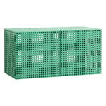 HAY Perforated wall cabinet, small, soft jade, product image
