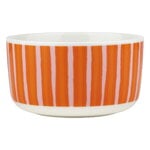 Marimekko Oiva - Piccolo bowl, 5 dl, white - light pink - orange, product image