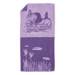 Moomin Arabia Moomin bath towel, 70 x 140 cm, Little My purple, product image