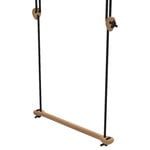 Lillagunga Bone trapeze, oak - black rope 