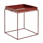 HAY Tray table medium square, chocolate, product image