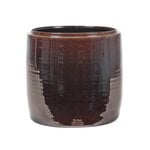 Serax Glazed Shades pot, 34 x 34 cm, brown