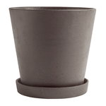 Hay Flowerpot ruukku ja lautanen, XXL, luumu