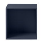 Muuto Stacked 2.0 shelf module w/ background, medium, midnight blue