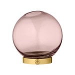 AYTM Globe maljakko, pieni, roosa - kulta
