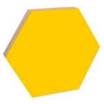 Kotonadesign Muistitaulu hexagon, 41,5 cm, keltainen