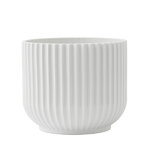 Lyngby Porcelain Kukkaruukku, keskikokoinen, valkoinen