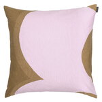 Marimekko Jokeri tyynynpäällinen, 50 x 50 cm, ruskea - vaaleanpunainen