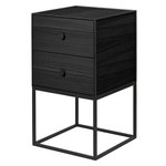Audo Copenhagen Frame 35 sideboard with 2 drawers, black stained ash