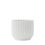 Lyngby Porcelain Flower pot, small, white