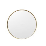 Menu Darkly mirror, small, brass