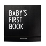 Design Letters Baby's First Book, black