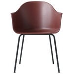 Audo Copenhagen Harbour chair, burned red - black, product image